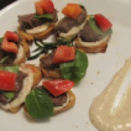 Beef Fillet Hors d'oeuvre with German Mustard